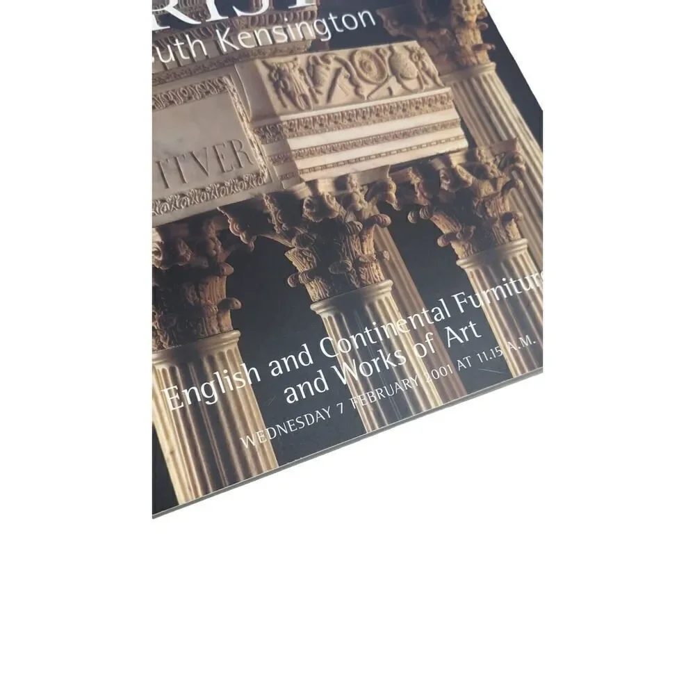 Christies South Kensington English And Continental Furniture & Work Vintage 2001